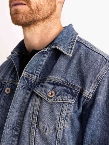 φωτογραφία denim jacket τσέπη